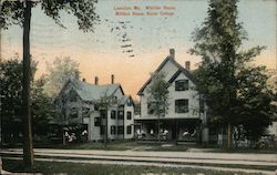 Whittier House, Milliken House, Bates College Lewiston, ME Postcard Postcard Postcard