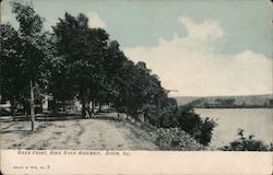 River Front, Rock River Assembly Dixon, IL Postcard Postcard Postcard