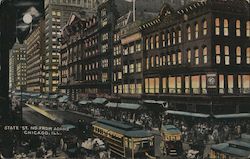State St. No. From Adams Postcard