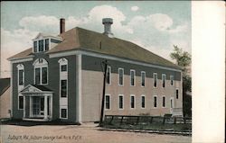 Auburn Grange Hall Maine Postcard Postcard Postcard