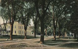 High School and Commons Postcard