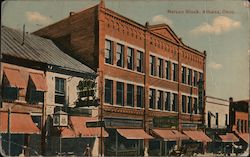 Logan & Hutchinson Store, Nelson Block, Athens, Ohio Postcard