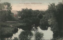 View on the Sudbury Framingham, MA Postcard Postcard Postcard