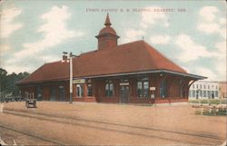 Union Pacific Railroad Station Postcard