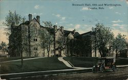 Brownell Hall, 10th and Worthington Omaha, NE Postcard Postcard Postcard