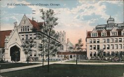 Hull Court, University of Chicago Postcard