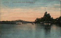 Scene in Miller Park Postcard