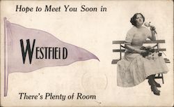 Hope to Meet You Soon in Westfield New York Postcard Postcard Postcard