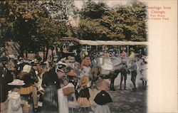 Fair Rider at Lincoln Park Postcard