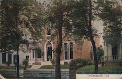 James Whitcomb Wiley Residence Postcard