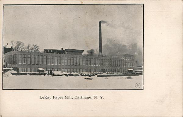 LeRay Paper Mill Carthage New York