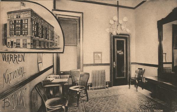 Ladies Room at Warren National Bank Pennsylvania