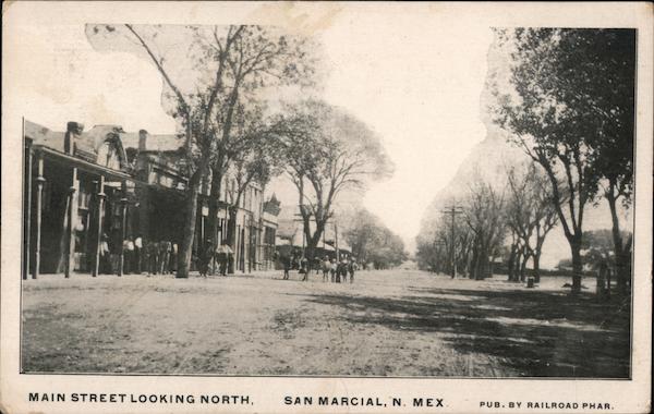 Main Street Looking North San Marcial New Mexico