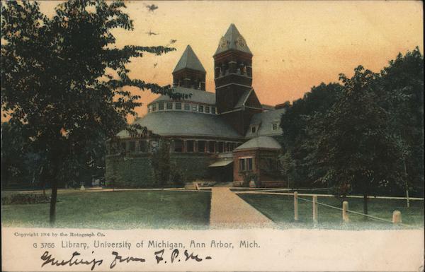 Library, University of Michigan Ann Arbor