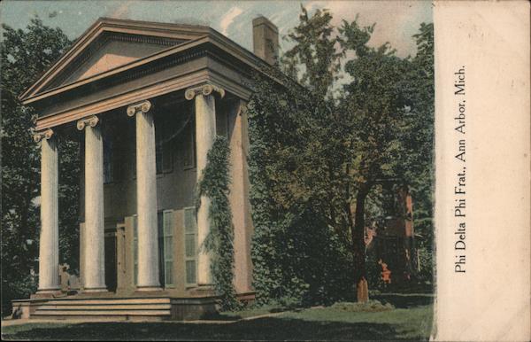 Phi Delta Phi Frat, Ann Arbor, Mich Michigan