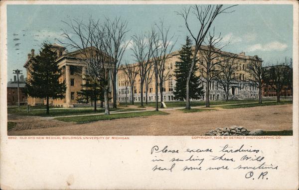 Old and New Medical Building, University of Michigan Ann Arbor