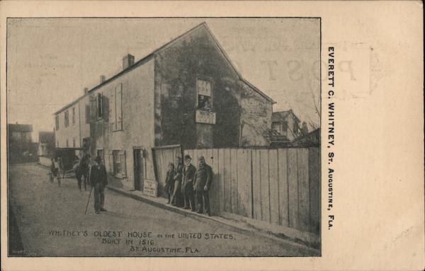 Whitney House, Oldest House in the US, Built 1516 St. Augustine Florida