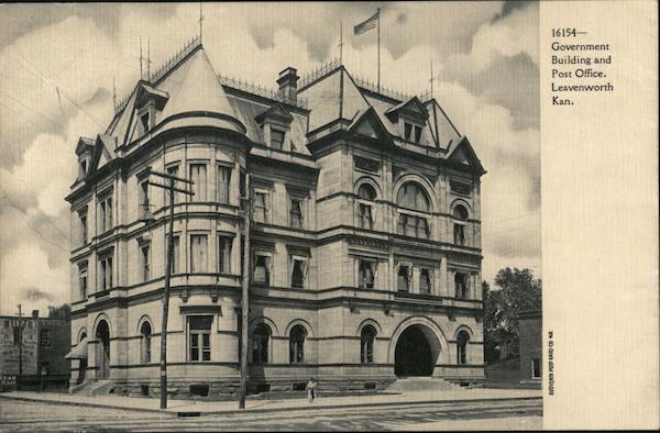 Government Building and Post Office Leavenworth Kansas