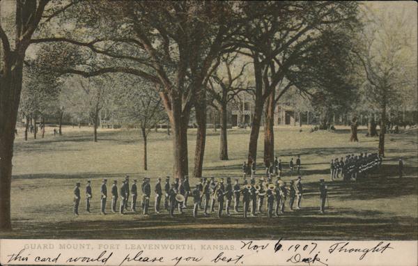 Guard Mount Fort Leavenworth Kansas