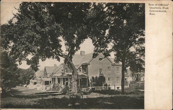 Row of Officers' Quarters Fort Leavenworth Kansas