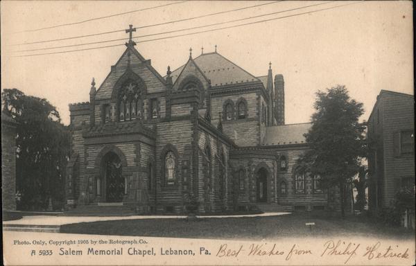 Salem Memorial Chapel Lebanon Pennsylvania