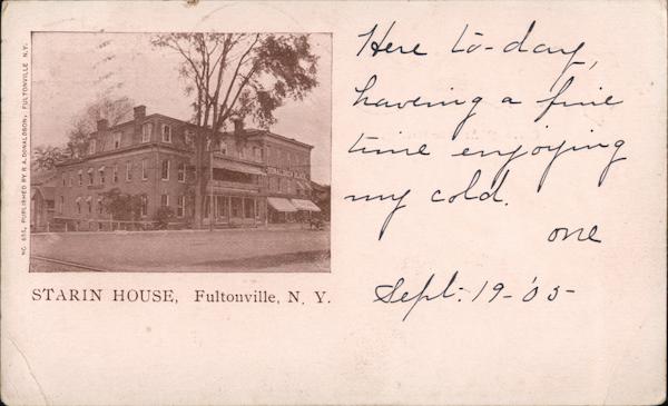 View of Starin House Fultonville New York