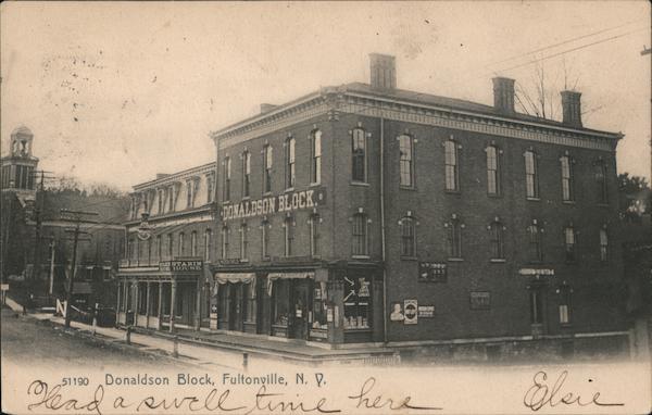 Donaldson Block Fultonville New York