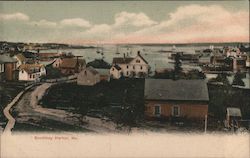 Bird's Eye View Boothbay Harbor, ME Postcard Postcard Postcard