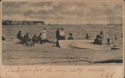 Bathing Beach Vineyard Haven, MA Postcard Postcard Postcard