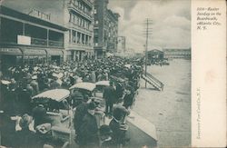 Easter Sunday on the Boardwalk Postcard