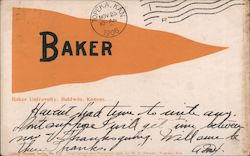 Baker University Postcard