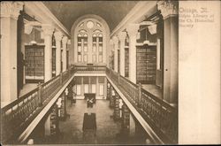 Gilpin Library of the Ch. Historical Society Postcard