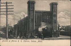 Boston & Maine R.R. Station Postcard