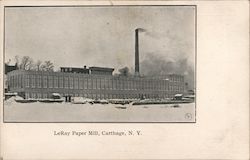 LeRay Paper Mill Postcard