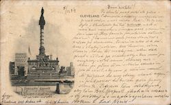 Soldiers and Sailors Monument, Cleveland, Ohio Postcard Postcard Postcard