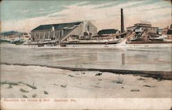 Randolph Ice House and Mill Postcard