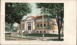 Carnegie Public Library Greencastle, IN Postcard Postcard Postcard