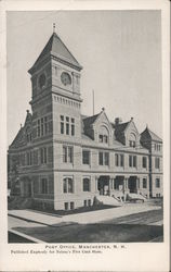 Post Office Manchester, NH Postcard Postcard Postcard