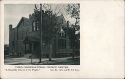 Third Congregational Church - "A Homelike Church of the People." Postcard