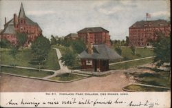 HIghland Park College Des Moines, IA Postcard Postcard Postcard