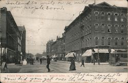 Pierce Street, North from 4th Postcard