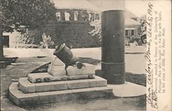 Memorial in Honor of Univ of Mich Students who fought in the Spanish American War Postcard