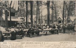 Camp Grounds Postcard