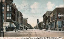 Main Street Fort Dodge, IA Postcard Postcard Postcard