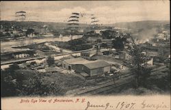 Birds Eye View of City Amsterdam, NY Postcard Postcard Postcard