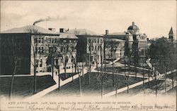 Law, Main, & Museum Buildings, University of Michigan, Ann Arbor, MICH Postcard