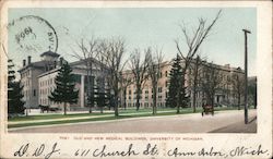 Old and New Medical Buildings, University of Michigan Ann Arbor, MI Postcard Postcard Postcard