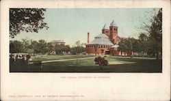 The Campus, University of Michigan Postcard