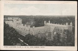 Lawyers Club University of Michigan Postcard