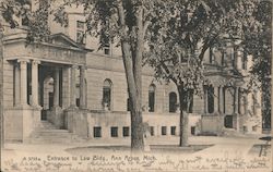Entrance to Law Building Postcard